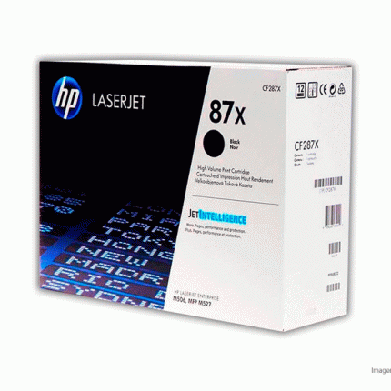 Toner HP CF287X 87X LaserJet Enterprise M506 Negro 18,000 páginas