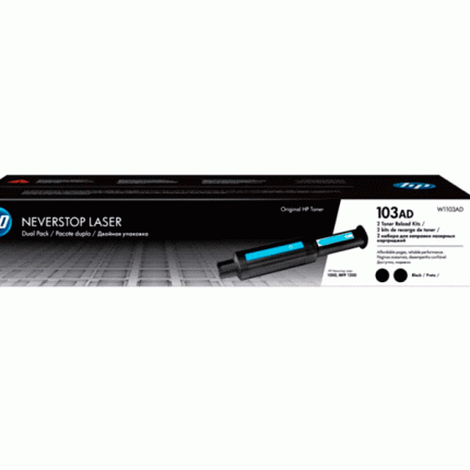 Toner HP W1103AD 103AD Negro 1000 Paginas Pack x2 Impresoras HP Laser