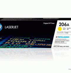 Toner HP W2112A 206A Amarillo LaserJet M255 1,250 Paginas