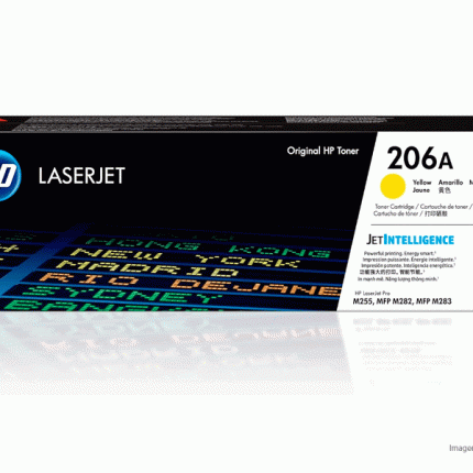Toner HP W2112A 206A Amarillo LaserJet M255 1,250 Paginas