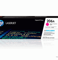 Toner HP W2113A 206A LaserJet M255 Magenta 1250 Paginas