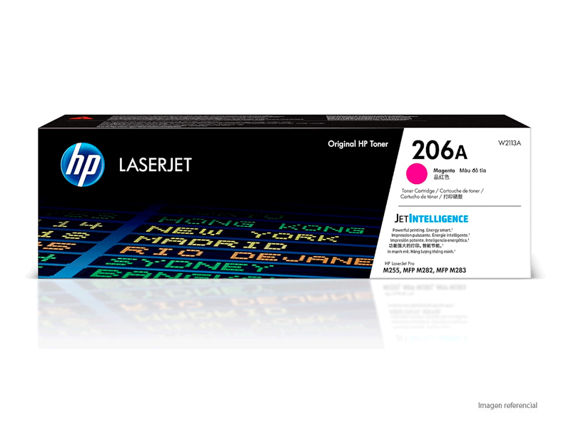 W2113A Toner HP W2113A 206A LaserJet M255 Magenta 1250 Paginas