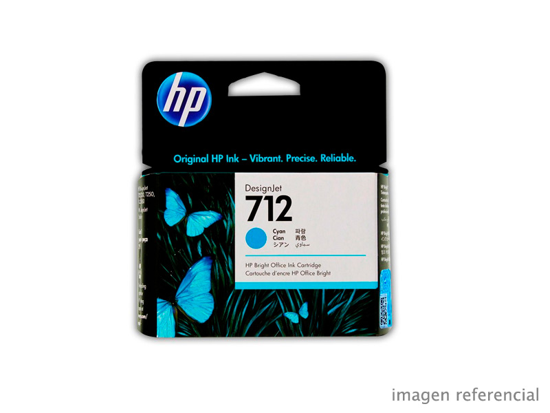 3ED67A Tinta HP 3ED67A 712A 29ml Cyan