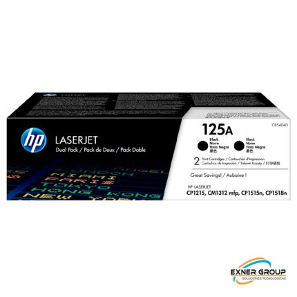 Toner HP CB540AD (125a) Black (pack 2 cb540a negro 2,2k.)