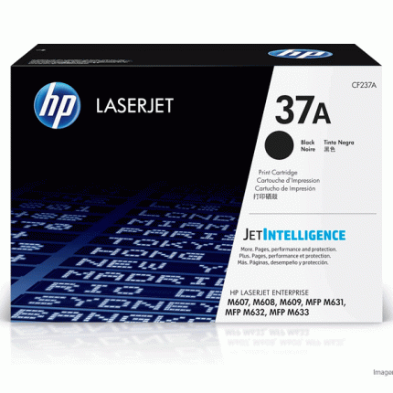 Toner HP CF237A 37A Negro Enterprise M631 M607 11,000 Páginas