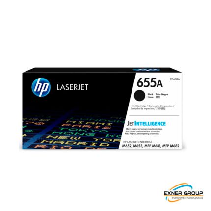 Toner HP CF450A (655a) Negro Ent m652, m681 12,5k.