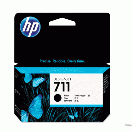 Tinta HP 711 Black CZ129A HP DesignJet T120 / T520 Plotter 38ML