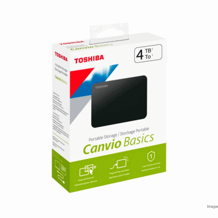 Disco Duro Externo Toshiba Canvio Basics 4TB USB 3.0 Negro HDTB540XK3CA
