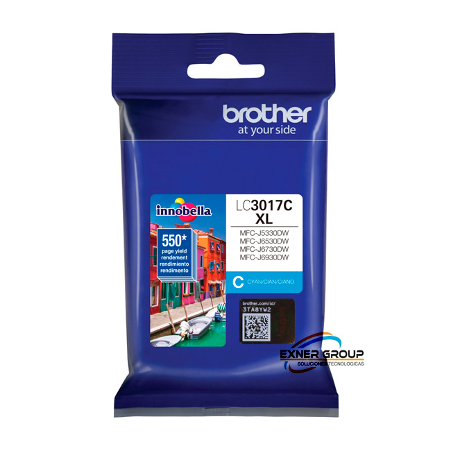 LC3017C Tinta Brother LC-3017C Cyan mfc-j5330dw 550pag.