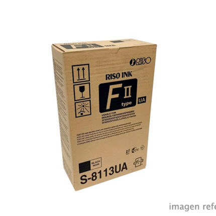 Tinta Riso S-4254 Código Actual S-8113UA Negra Duplicadora EZ231U SF9450 SF5230 SF5430 SF5450 EZ391