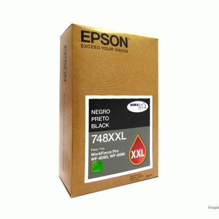 Tinta Epson T748XXL120-AL Negra WF-6590, WF-6090 10.000 Páginas