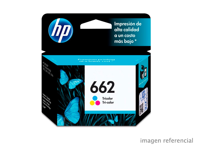 CZ104AL Tinta HP CZ104AL 662 Tricolor 100 Paginas