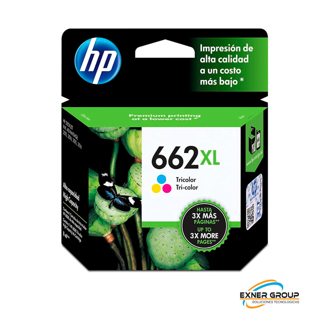 CZ106AL Tinta HP CZ106AL (662xl) Color 330 Páginas