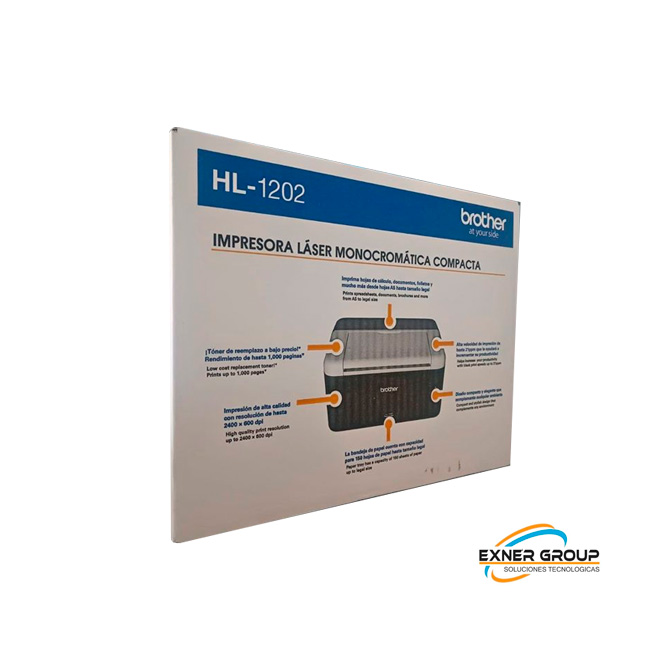 HL-1202 Impresora Laser Brother HL-1202 Monocromático
