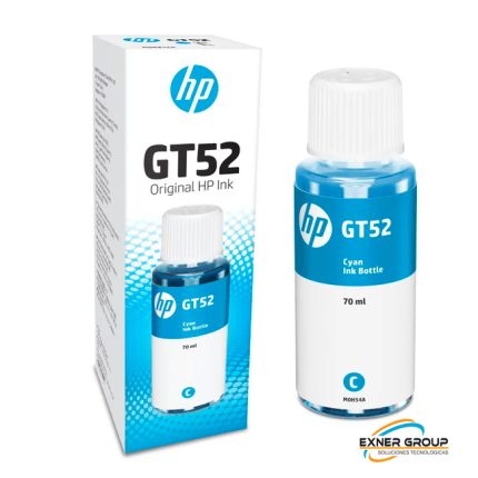 Tinta HP M0H54AL (GT52) Cyan 70ml.