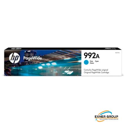 Tinta HP M0J75AL (992a) Cyan 8,000 Páginas