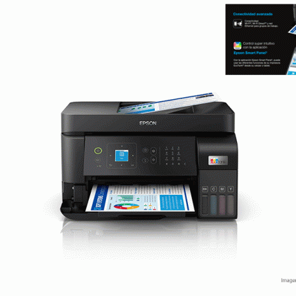 Impresora Multifuncional Epson EcoTank L5590 Imprime Escanea Copia Fax USB LAN WiFi C11CK57301