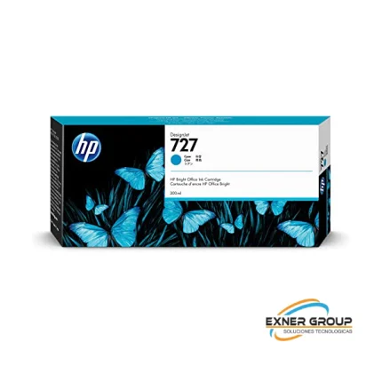 Tinta HP F9J76A (727) Cyan 300ml.