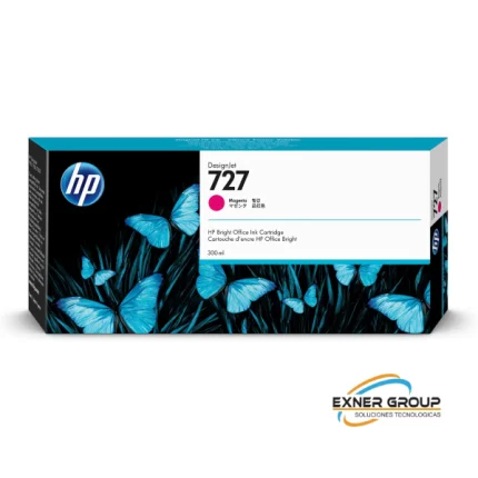 Tinta HP F9J77A (727) Magenta 300ml.