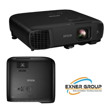 Proyector Epson PowerLite FH52+ Inalambrico Portatil, FHD (1920x1080)