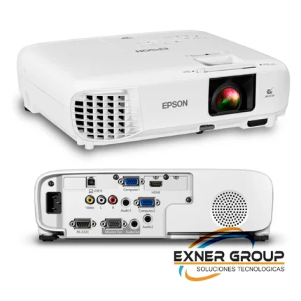 Proyector Epson PowerLite E20, 3400 Lúmenes, 1024x768, XGA.