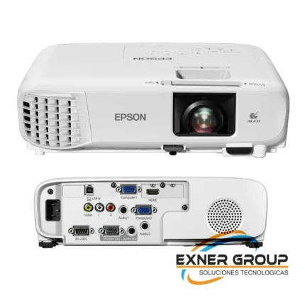Proyector Epson PowerLite X49, 3600 Lúmenes, 1024x768, XGA, Parlante Monoaural: 5W x 1