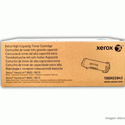 Toner Xerox 106R03945 Versalink B600 B610 46,700 páginas