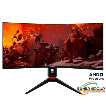 Monitor curvo gaming TEROS TE-3410G, 34" UWQHD VA, 165 Hz, 1 ms, HDMI, DP