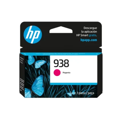 Cartucho de Tinta HP 4S6X6PL 938 Magenta OfficeJet Pro 9110/9130/9730 800 Páginas