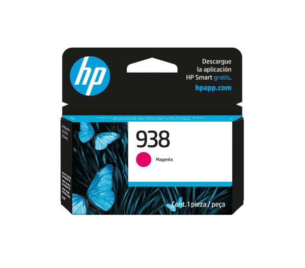 4S6X6PL Cartucho de Tinta HP 4S6X6PL 938 Magenta OfficeJet Pro 9110/9130/9730 800 Páginas