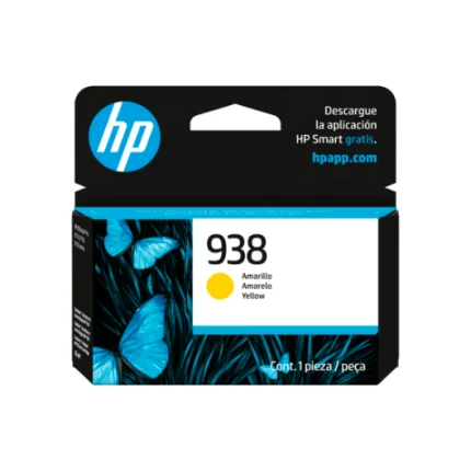 Cartucho de Tinta HP 4S6X7PL 938 Yellow Officejet Pro 9110/9130/9730 800 Páginas