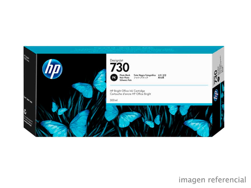 P2V73A Tinta HP 730 P2V73A 300 ml Photo Black