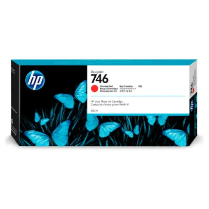 Tinta HP P2V81A (746) Chromatic Red z6 z9 300ml.