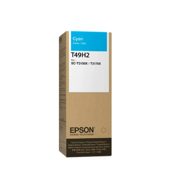 T49H200 Botella Tinta Epson T49H200 Cyan 140ml.
