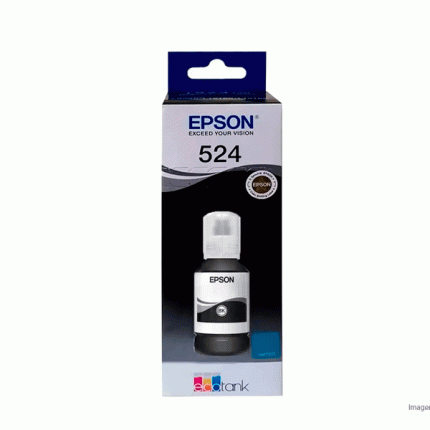 Botella Tinta Epson T524120-AL Negro 127ml.