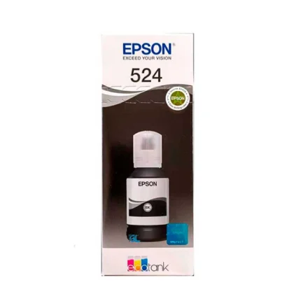 Botella Tinta Epson T524120-AL Negro 127ml.