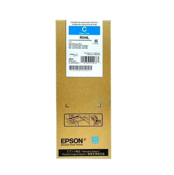 T941220-AL Bolsa de tinta EPSON T941220-AL CYAN WorkForce Pro WF-C5790 WF-C5290 WF-C5710 WF-C5210