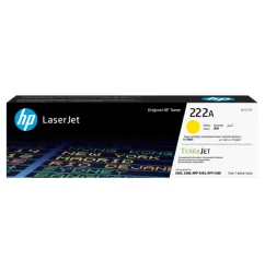 Toner HP W2222A (222a) l.j. m3303 Amarillo 1,200 páginas