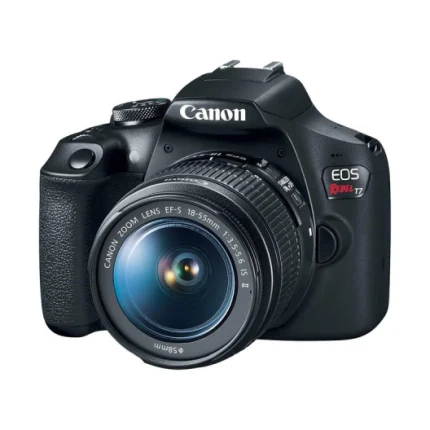 Cámara DSLR Canon EOS Rebel T7 + Lente 18-55mm IS II + Estuche + Memoria