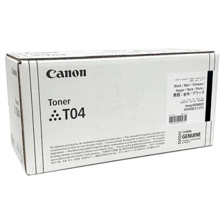 Tóner Canon T04 imageRUNNER ADVANCE C475i, C475iF, C475iFZ Negro 33,000 Páginas