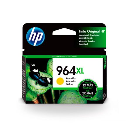 Tinta HP 3JA56AL 964XL Amarillo OfficeJet 9010 1,600 Páginas