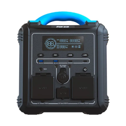 Generador Eléctrico Portátil Forza FPP-T702 700W, LCD, 220V NEMA, Serie TITAN