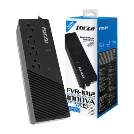 Estabilizador Forza FVR-1012 1000VA (500W) con 4 Tomas