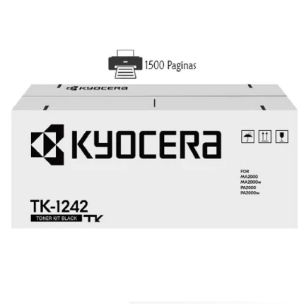 Tóner Kyocera TK-1242 Negro para Multifuncional MA2000w 1,500 páginas