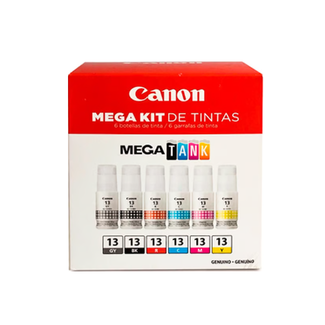 4695C003AA Kit de Tintas Canon GI-13 ( 6 Colores )