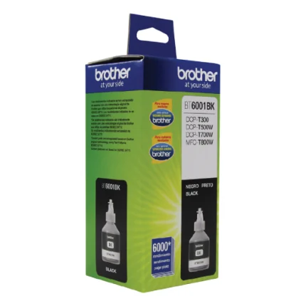 Tinta Brother BT6001BK Black DCP-T300, DCP-T500W, DCP-T700W 6.000 Páginas