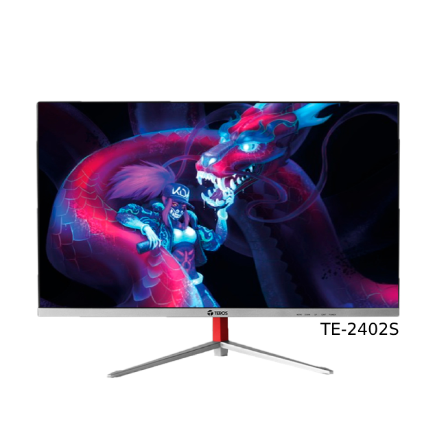TE-2402S Monitor Curvo TEROS TE-2402S de 23.8" FHD VA con Conexiones HDMI y VGA