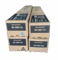 Toner Sharp MX-36NT Magenta, Yellow, Cyan, Black MX-2615N / MX-3140N 15,000 Páginas