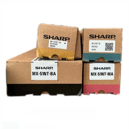 Tóner Sharp MX-51NT Cyan Magenta Yellow Black para MX-5111N / MX-4110N