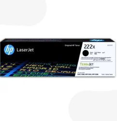 Toner HP W2220X 222X Negro LaserJet M3303, 3,200 Páginas